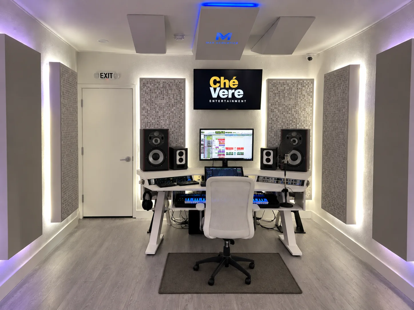ChéVere recording studio in Miami